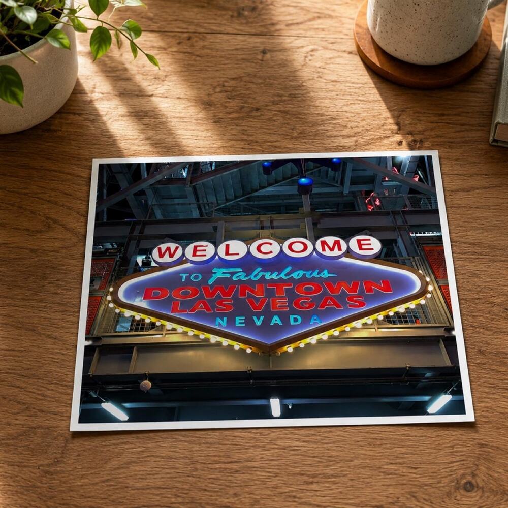 Las Vegas Welcome Photo Taken On Iphone XR